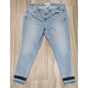 Lane Bryant Raw Hem Plus Size Jeans size 18